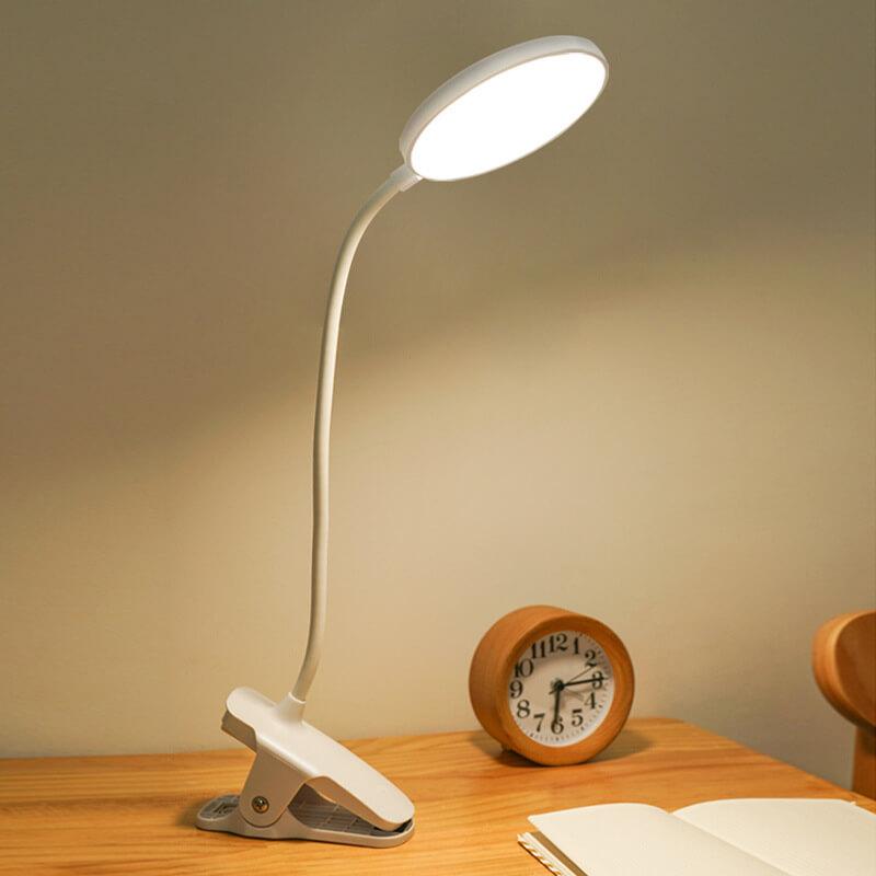 Maliben | Simple Led Clip Desk Lamp Rechargeable Eye Protection Night Light
