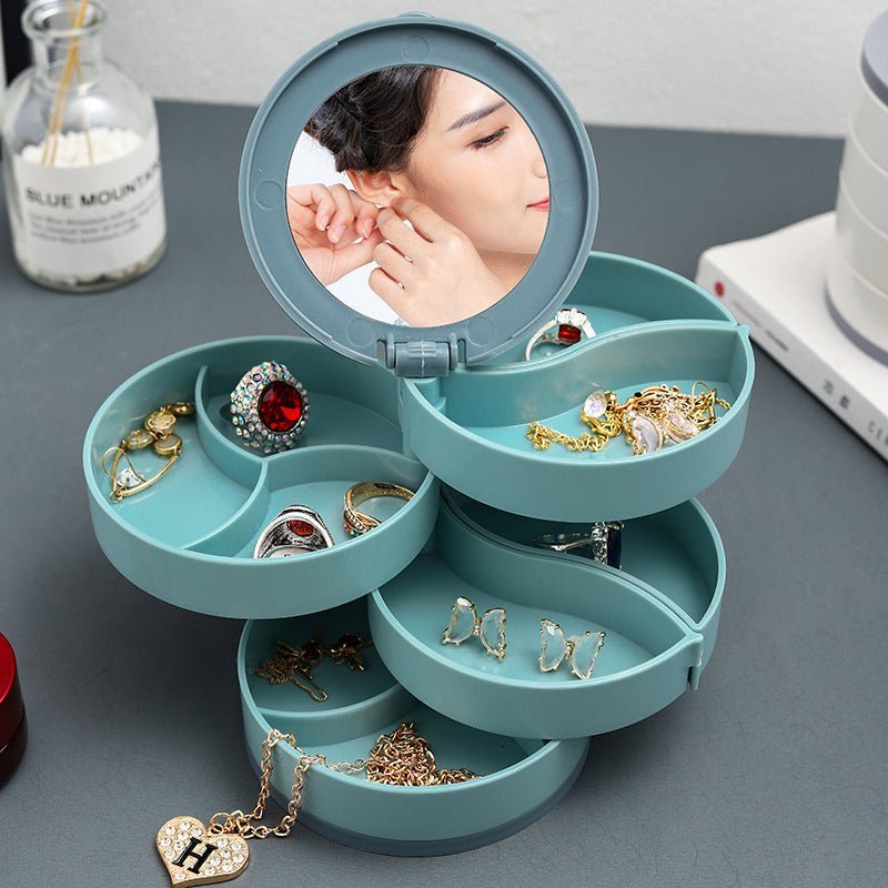 Maliben | Jewelry Box - 360° Rotating Storage Box For Jewelry, Maximum Protection And Organization