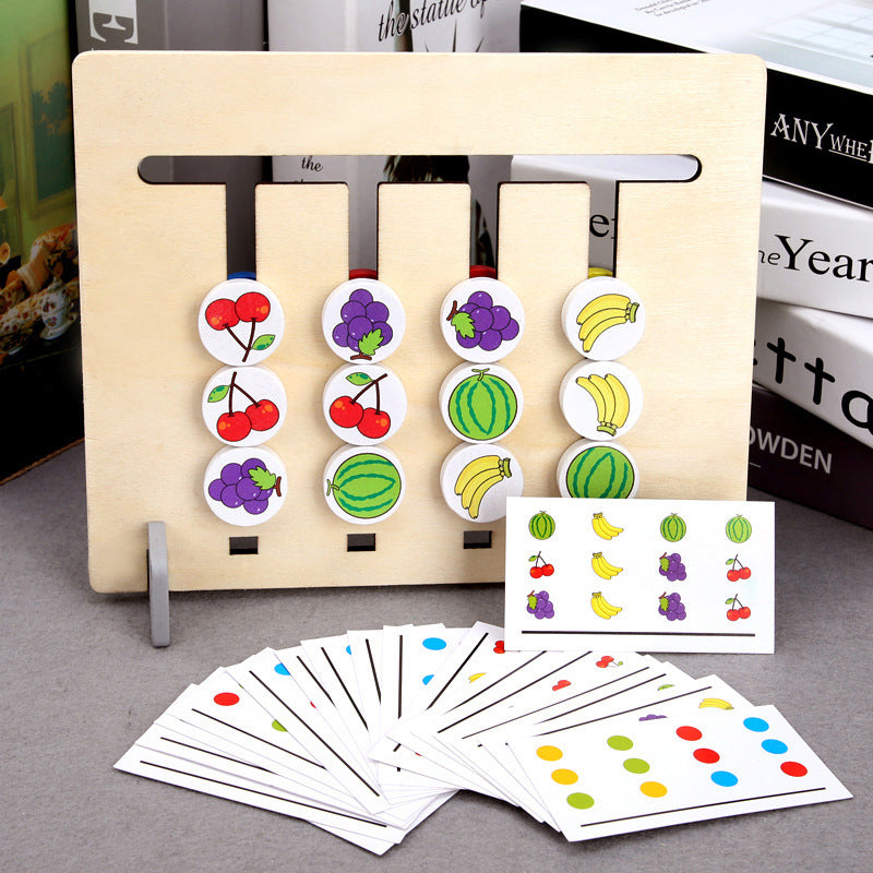Maliben | 2-Sided Logic Sliding Puzzle Made Of Wood