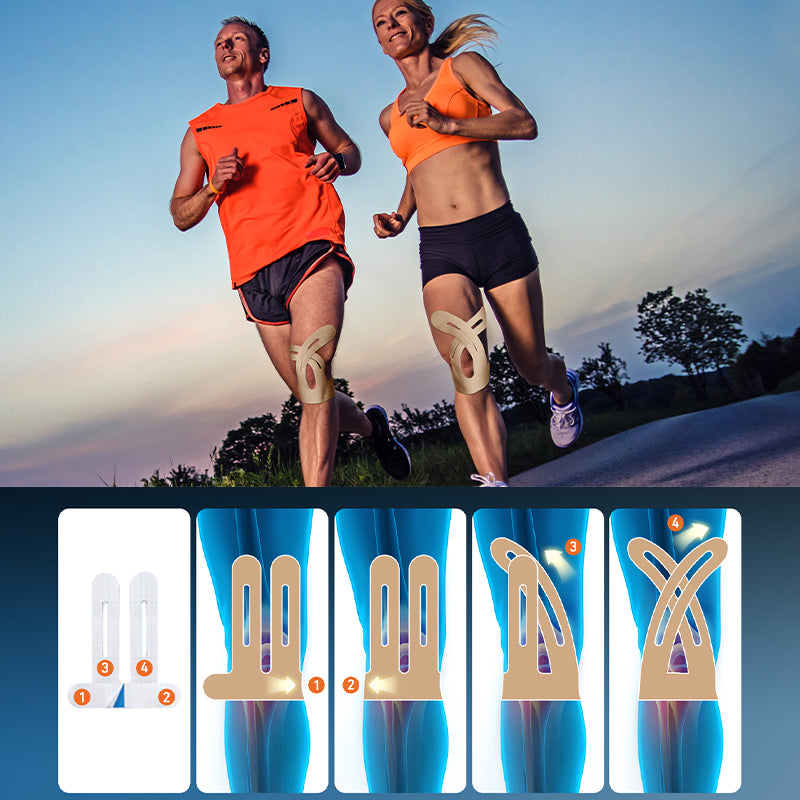 Maliben | Pre-Cut Kinesiology Tape For Knees