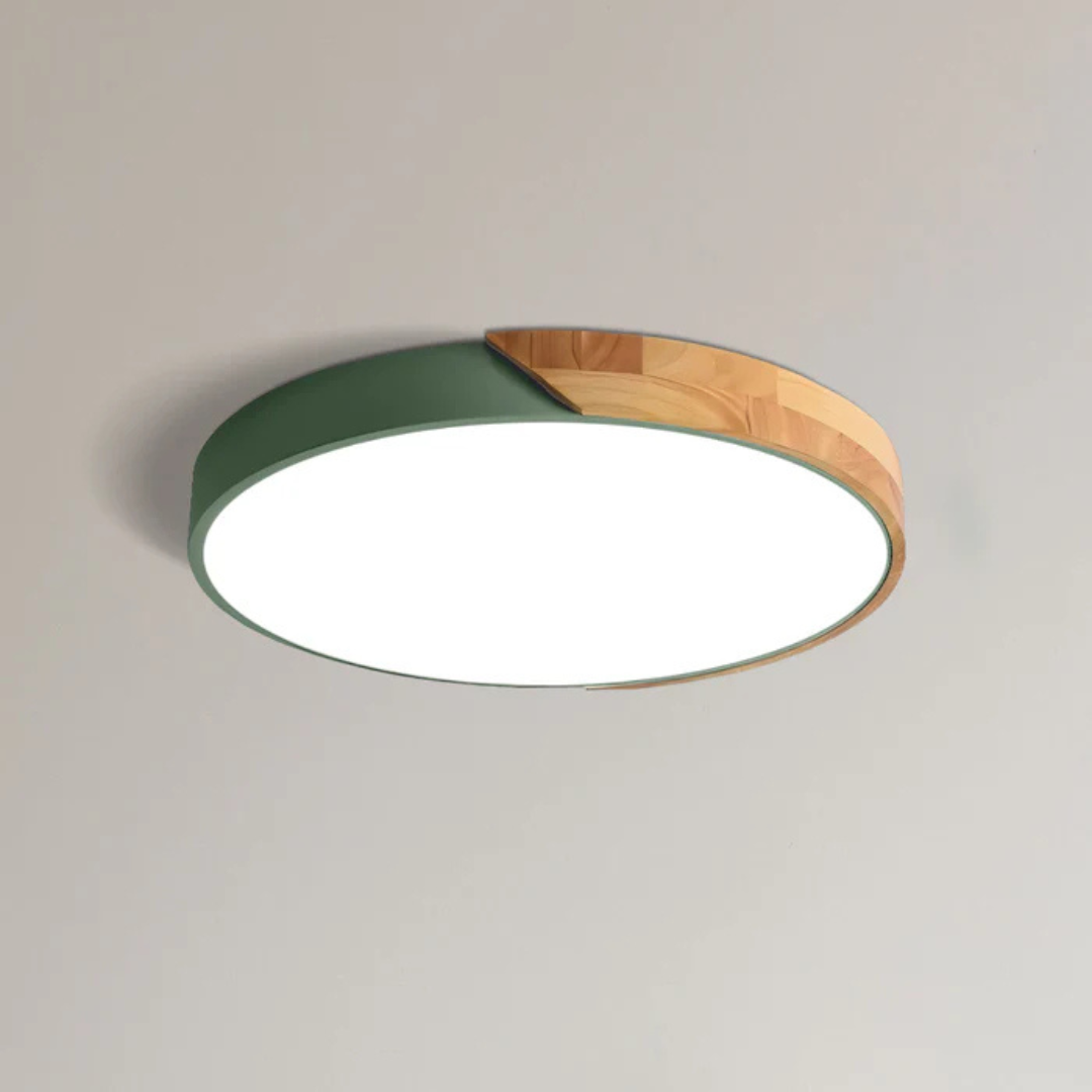 Maliben | Scandinavian Wooden Led Ceiling Lamp