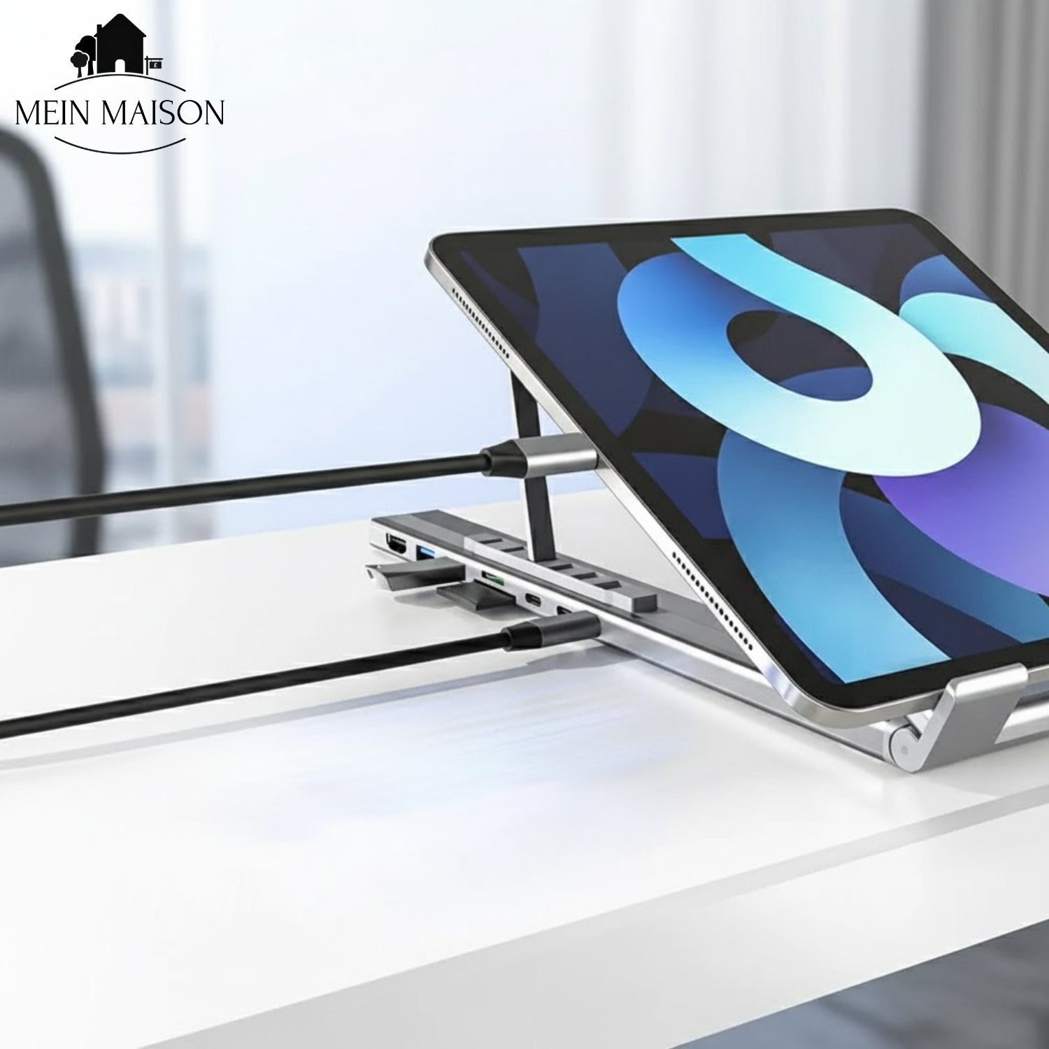 Maliben | Prodock StAnd – 8-In-1 Laptop Riser and Hub Combined!