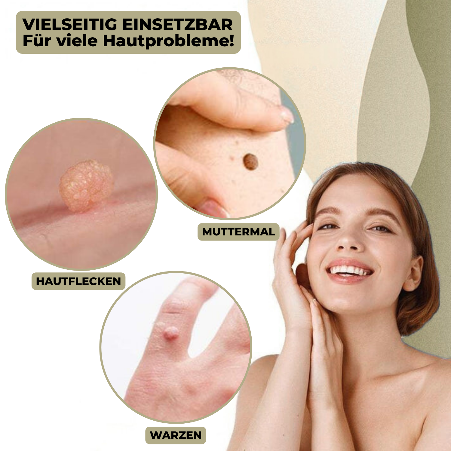 Maliben | Dermalinx Wart Remover | Pain-Free Removal Of Warts & Moles | For Home | Without Surgery