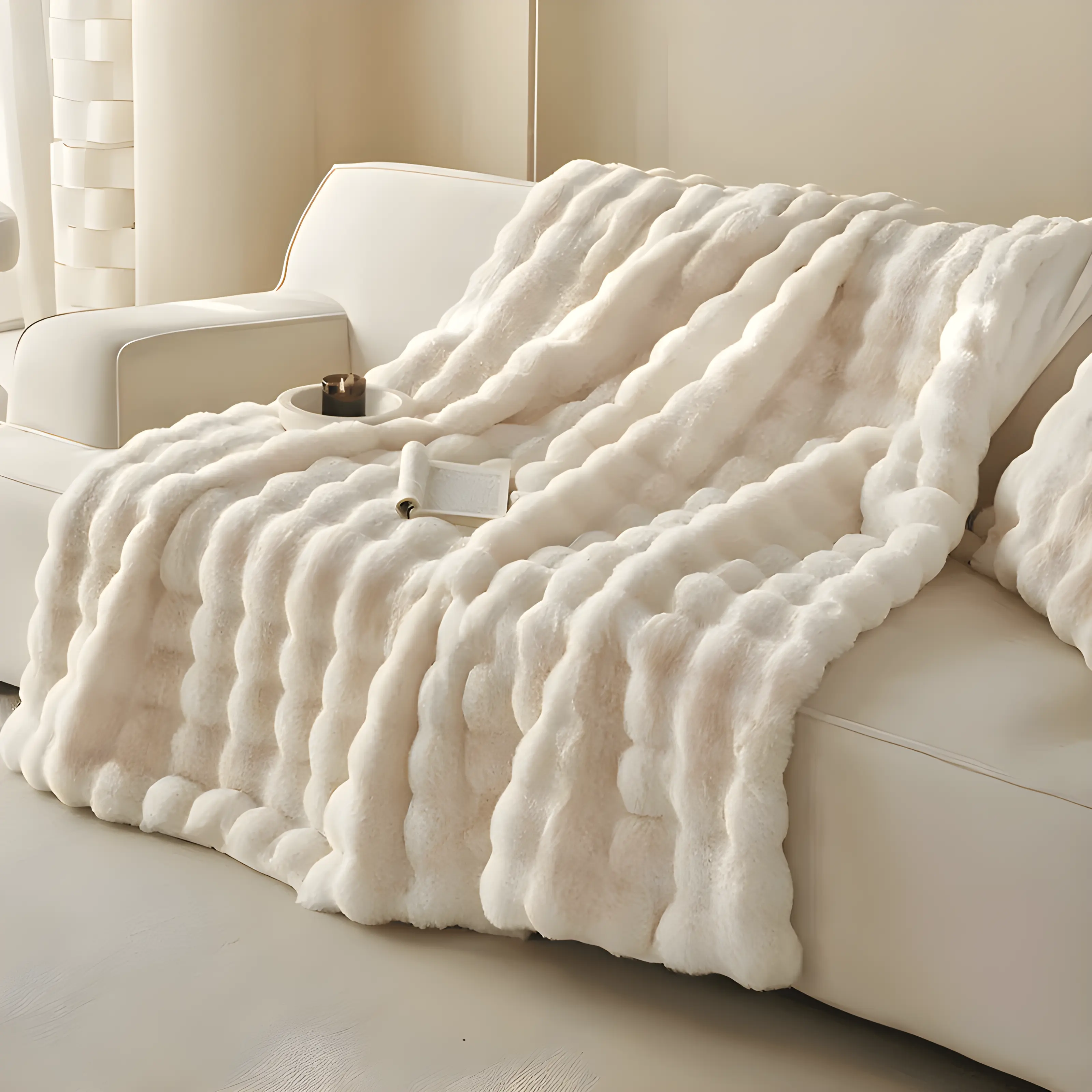 Maliben | Luxurious Fluff Bubble - Blanket For Ultimate Comfort