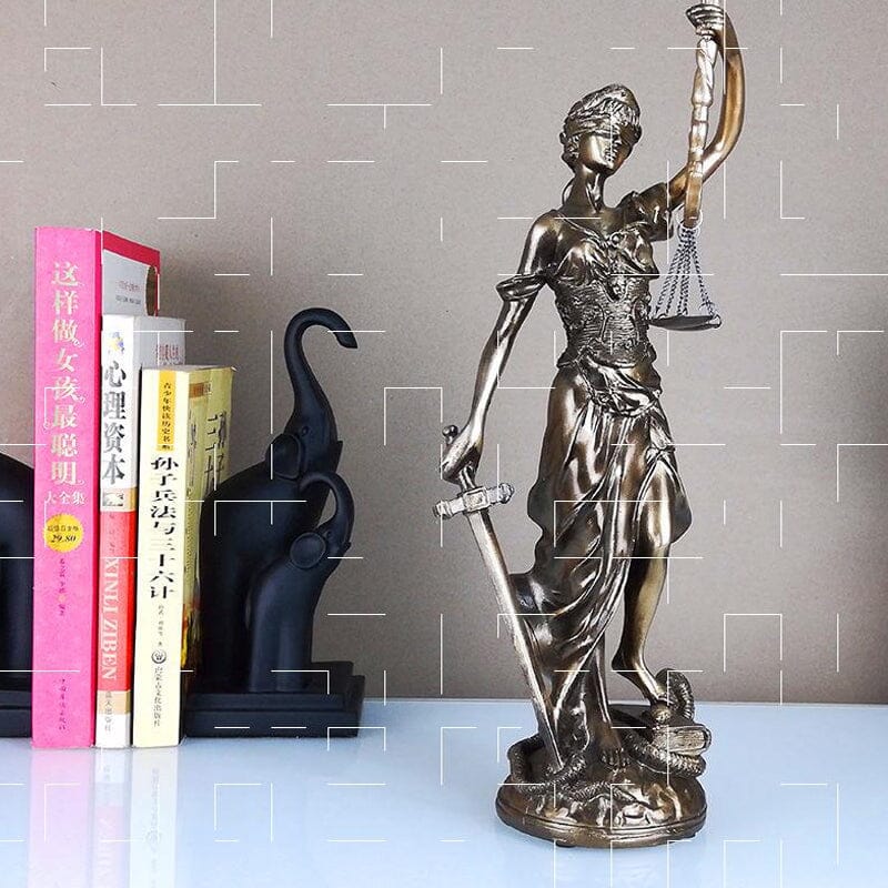Maliben | Decorative Statue Of The Goddess Of Justice