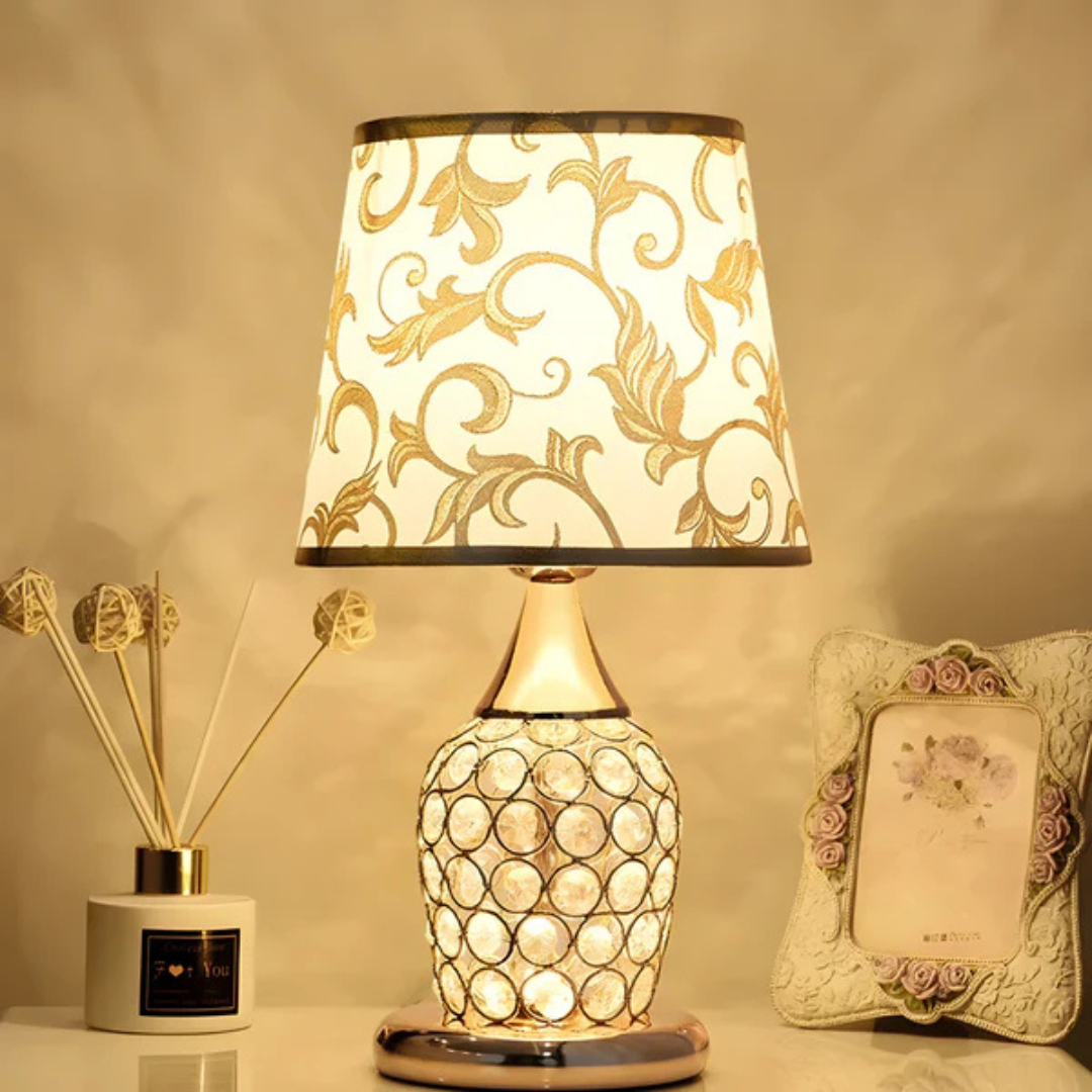 Maliben | Luxury Led Table Lamp With Crystal Glow