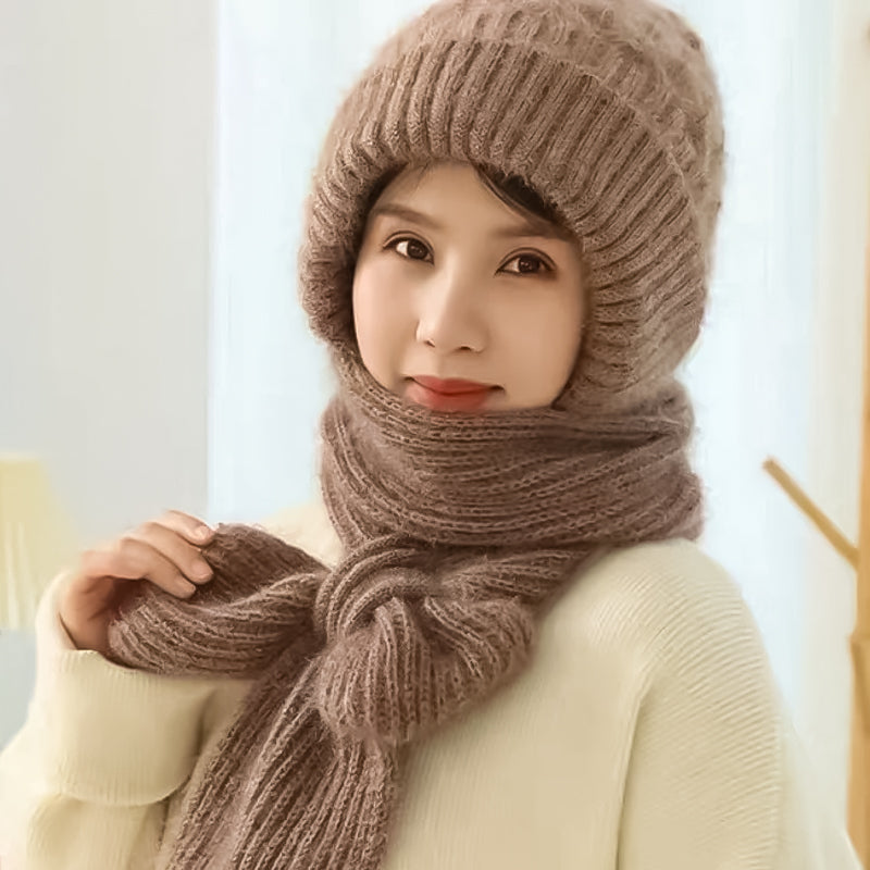 Maliben | Integrated Hearing Protection Windproof Hat Scarf