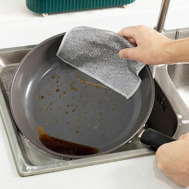 Maliben | Multi-Purpose Dishwashing Cloth Made Of Wire For Wet And Dry