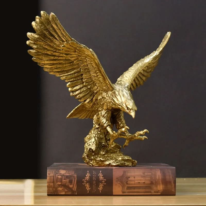 Maliben | Golden Eagle Statue – Luxury Decor