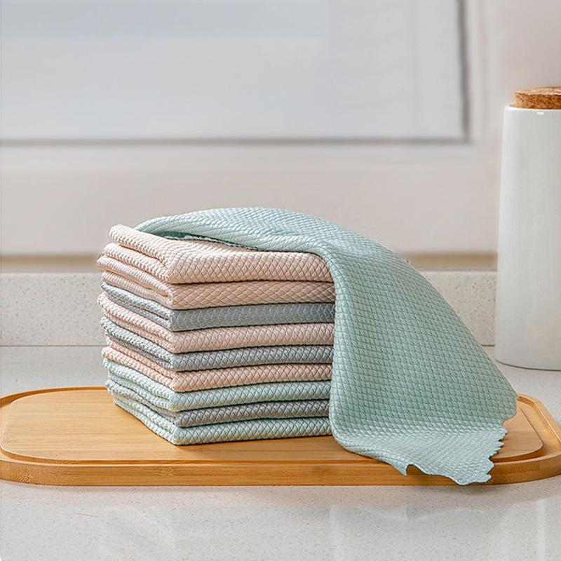 Maliben | Nano Stripe-Free Miracle Cleaning Cloths (Reusable) 5 Pcs