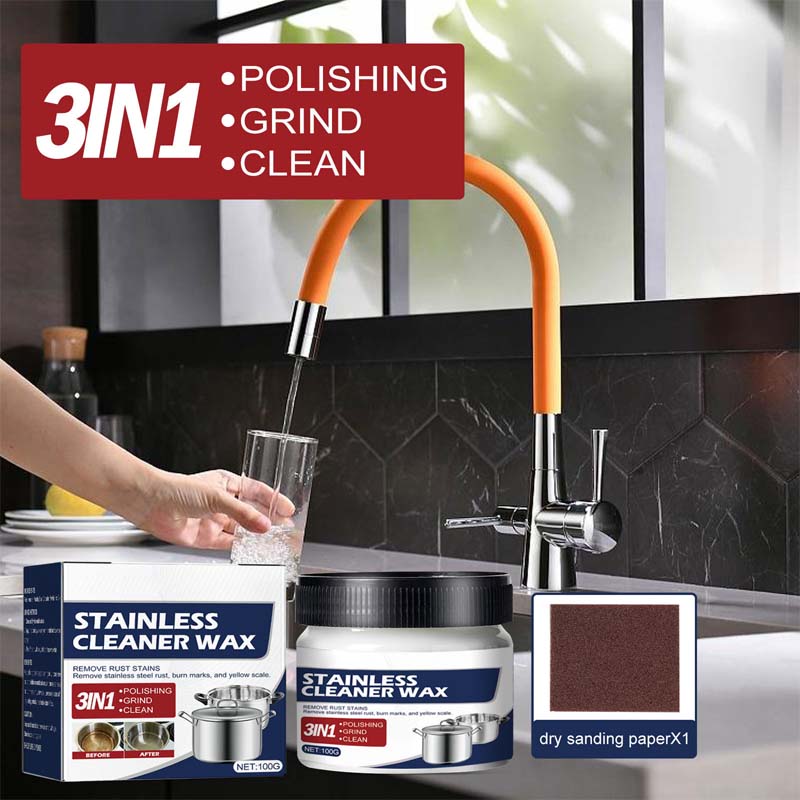 Maliben | Magic Nano Stainless Steel Cleaning Paste Wax