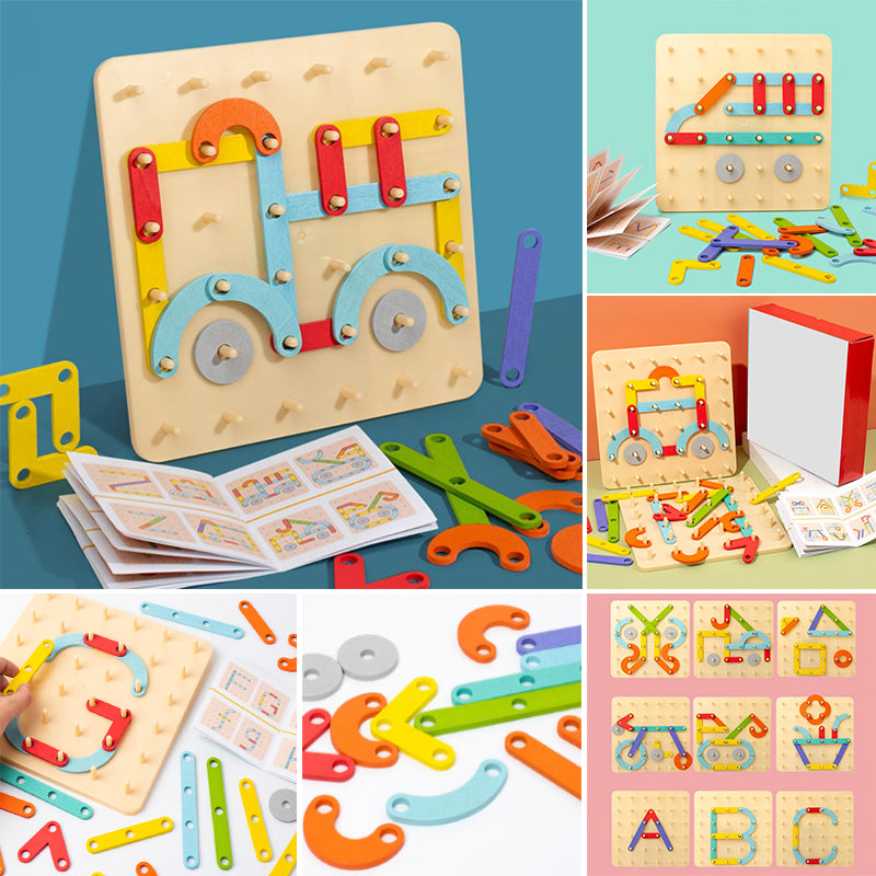 Maliben | Montessori Pegboard Puzzle
