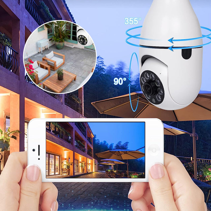 Maliben | Wireless Wifi Surveillance Camera With Bulb
