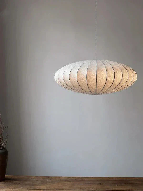 Maliben | Silkcrown - Silk Pendant Lamp With Crystals