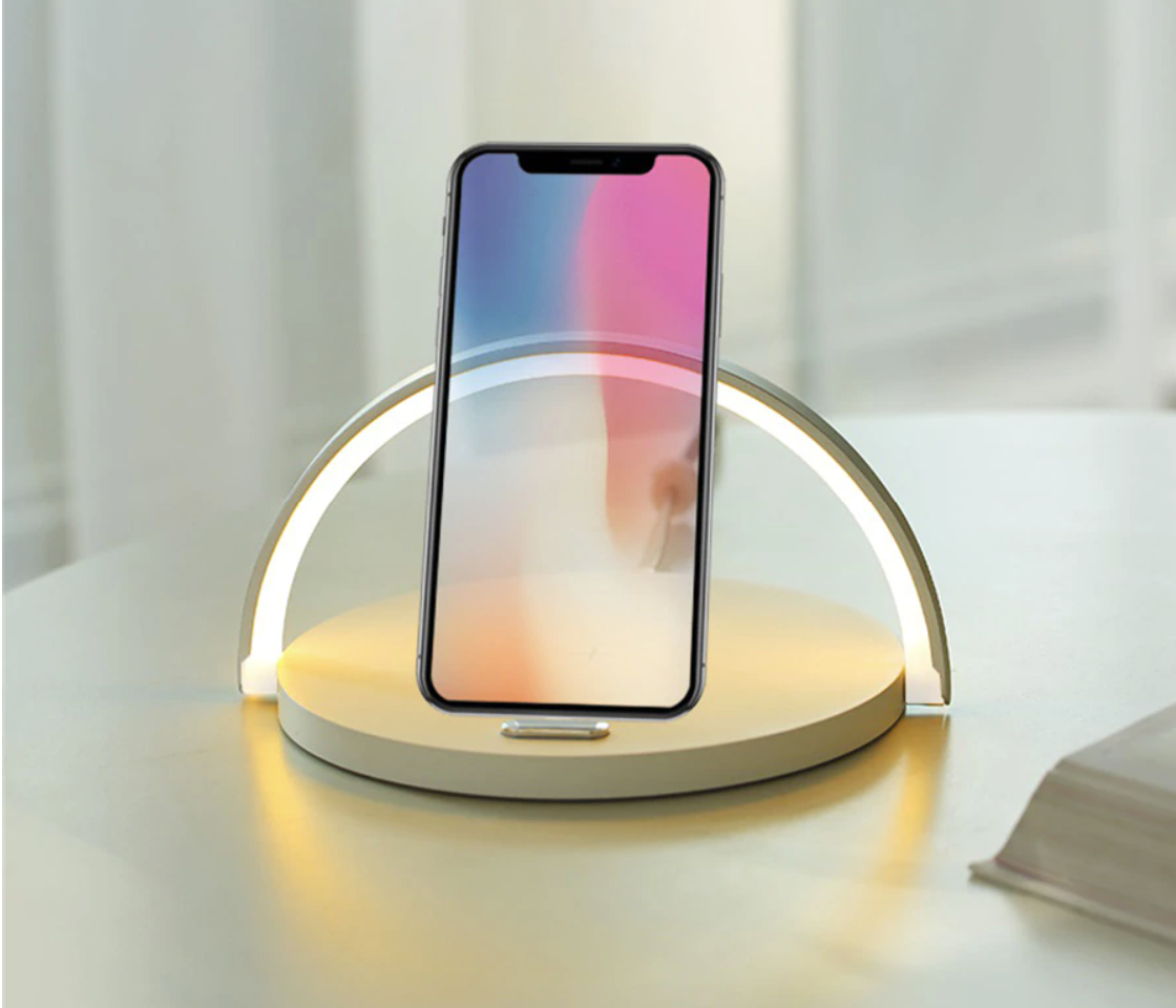Maliben | Bowlight Design | Atmospheric 3-In-1 Night Light With Wireless Charging