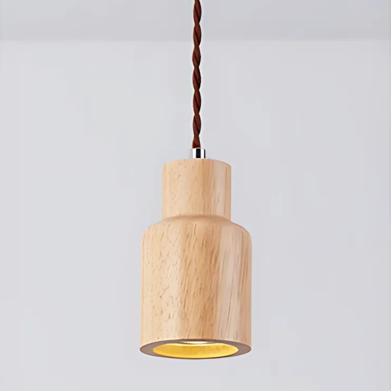 Maliben | Scandinavian Modern Led Pendant Lamp Of Wood