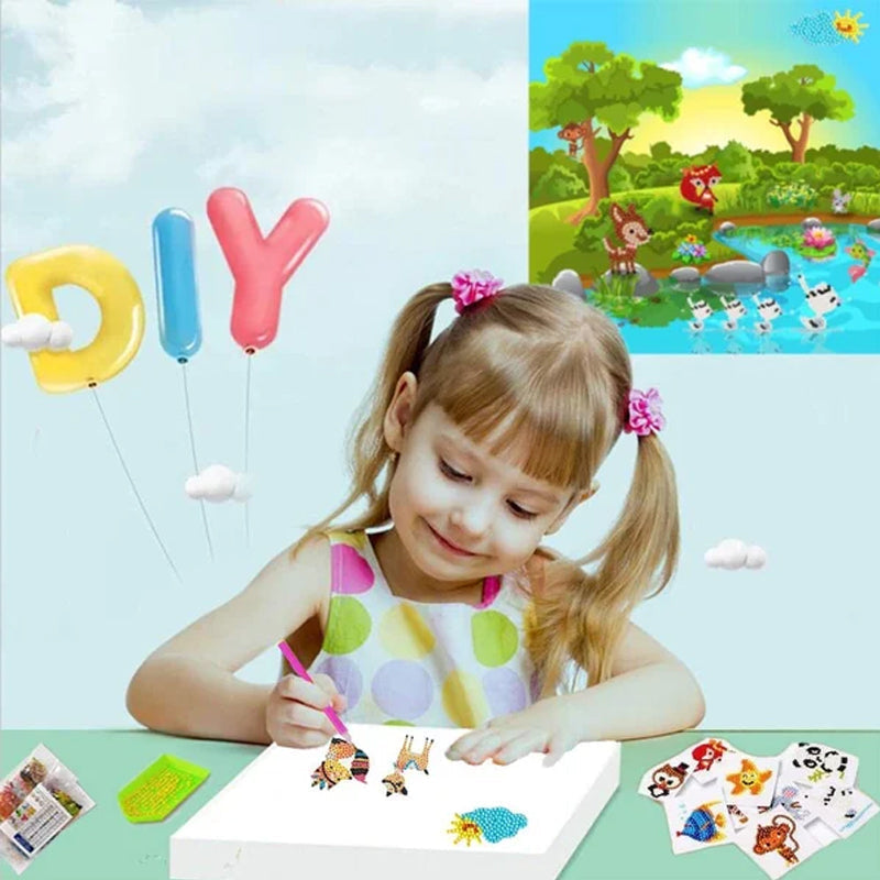 Maliben | Diy Cartoon Diamond Painting For Kids