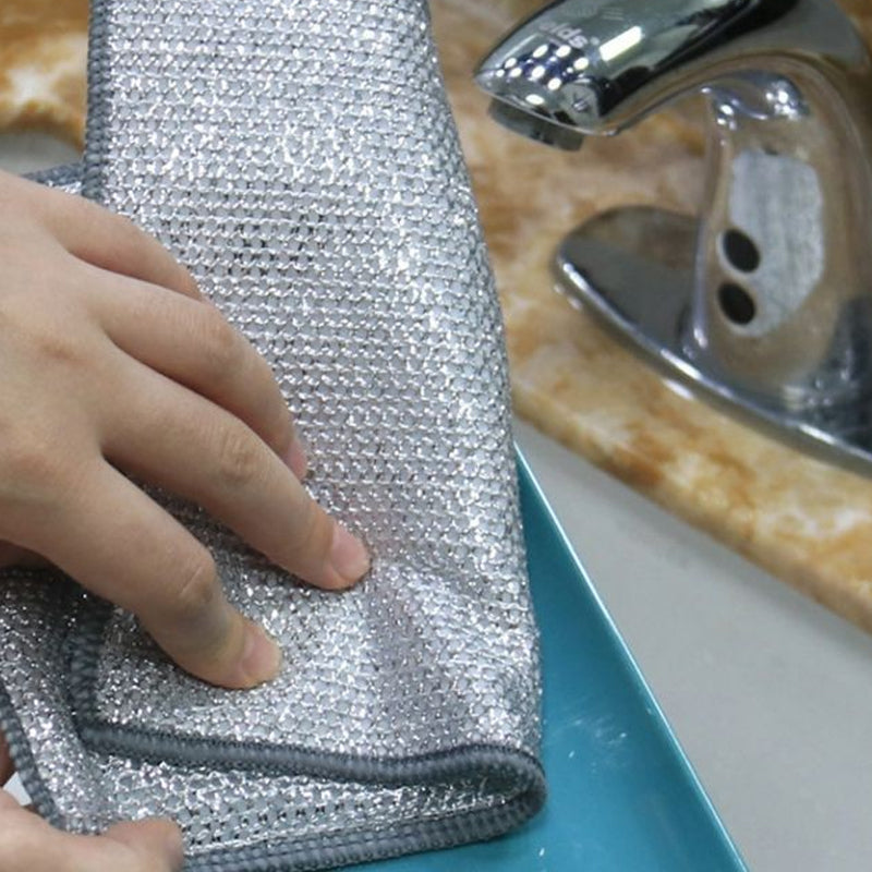 Maliben | Multi-Purpose Dishwashing Cloth Made Of Wire For Wet And Dry