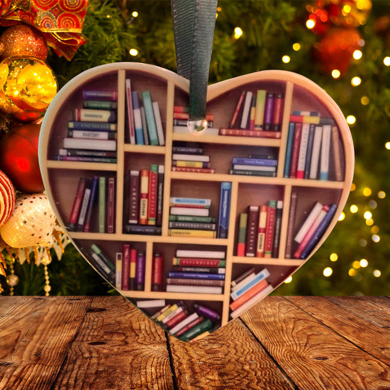 Maliben | Cute Heart-Shaped Bookshelf Decoration