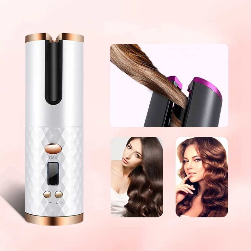 Maliben | Cordless automatic rotating curling iron