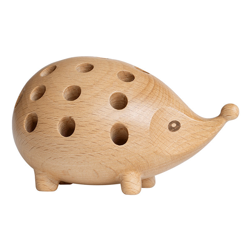 Maliben | Wood Creative Small Hedgehog Pencil Holder, Good Gift FOr Your Family or Friends
