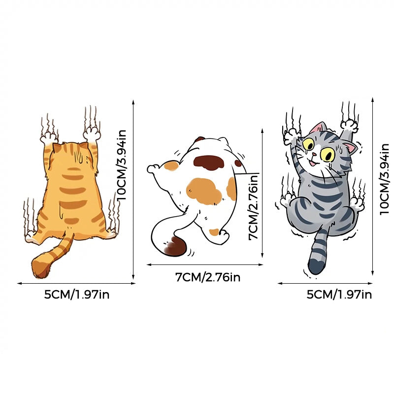 Maliben | Cute Cat Cartoon Car Sticker