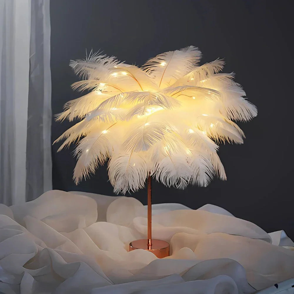 Maliben | Atmospheric Feather Palm Tree Lamp - Lumapalm