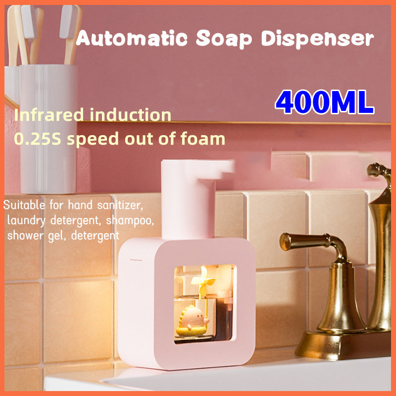 Maliben | Cute Pet Transparent Automatic Soap Dispenser