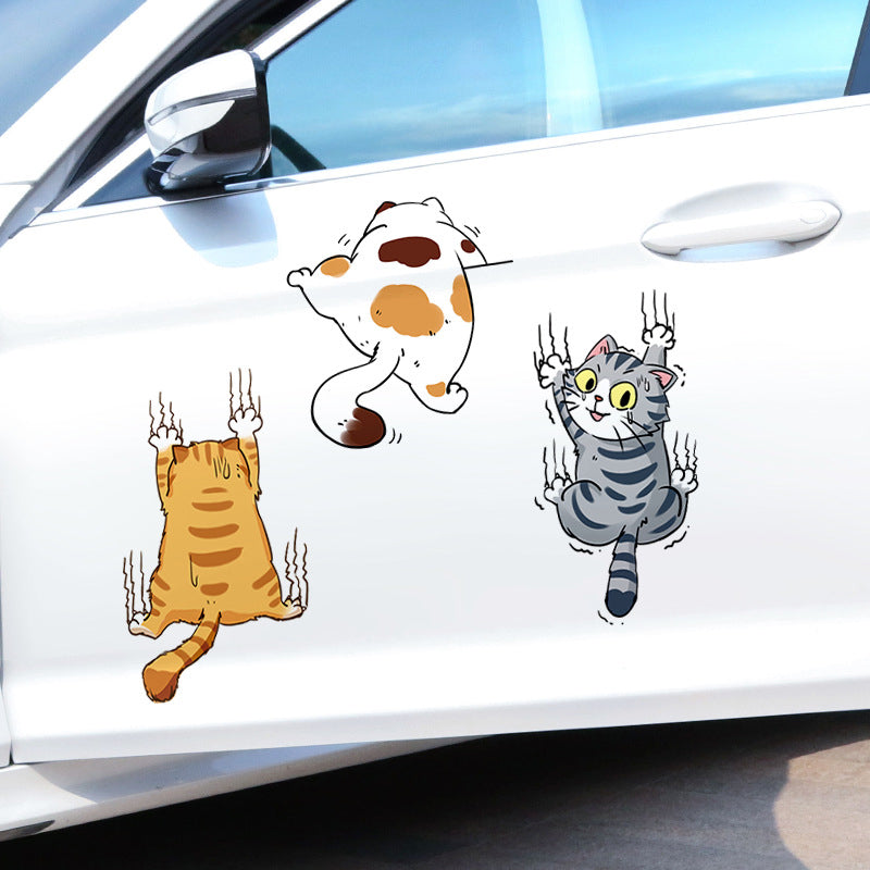 Maliben | Cute Cat Cartoon Car Sticker