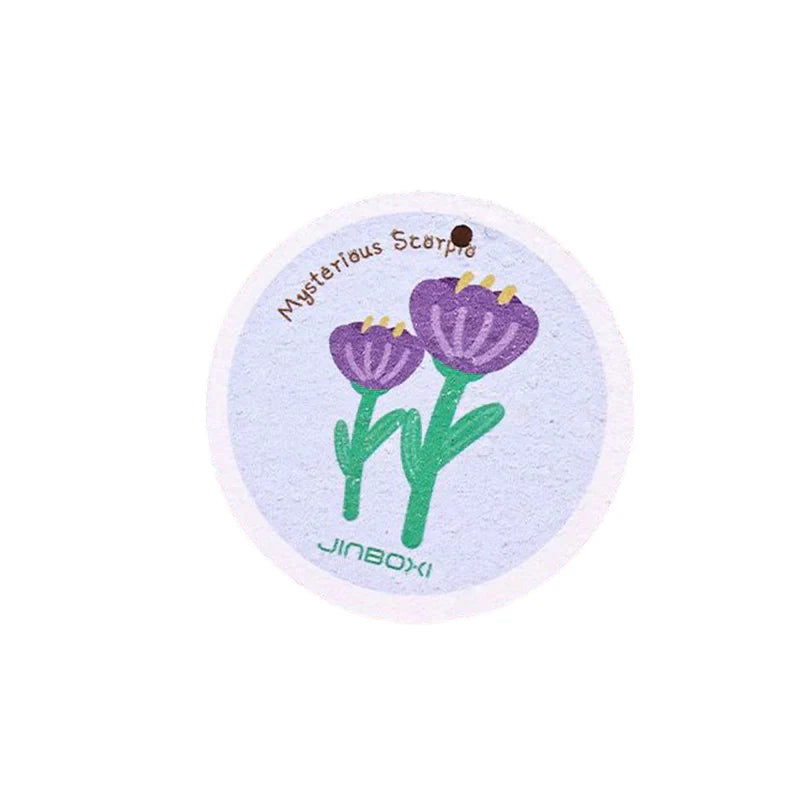 Maliben | Kitchen Flower Print Wood Pulp Cotton Cloth