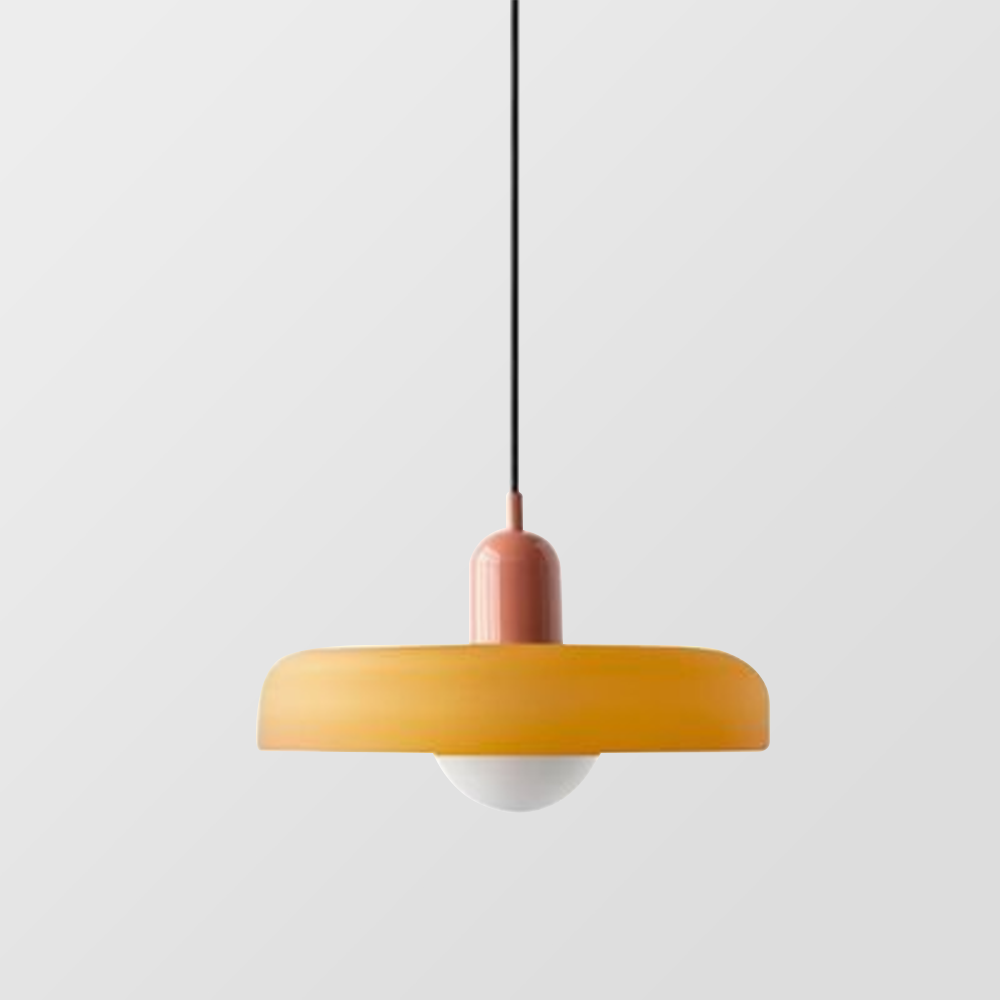 Maliben StiloGlas Pendant Lamp — Bauhaus Stained-Glass Light