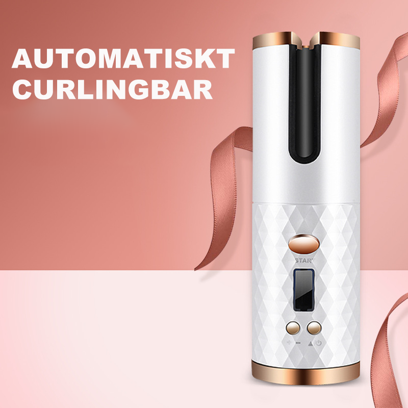 Maliben | Cordless automatic rotating curling iron