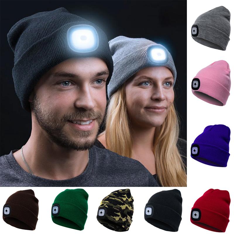 Maliben | Removable Led Headlamp Beanie Hat