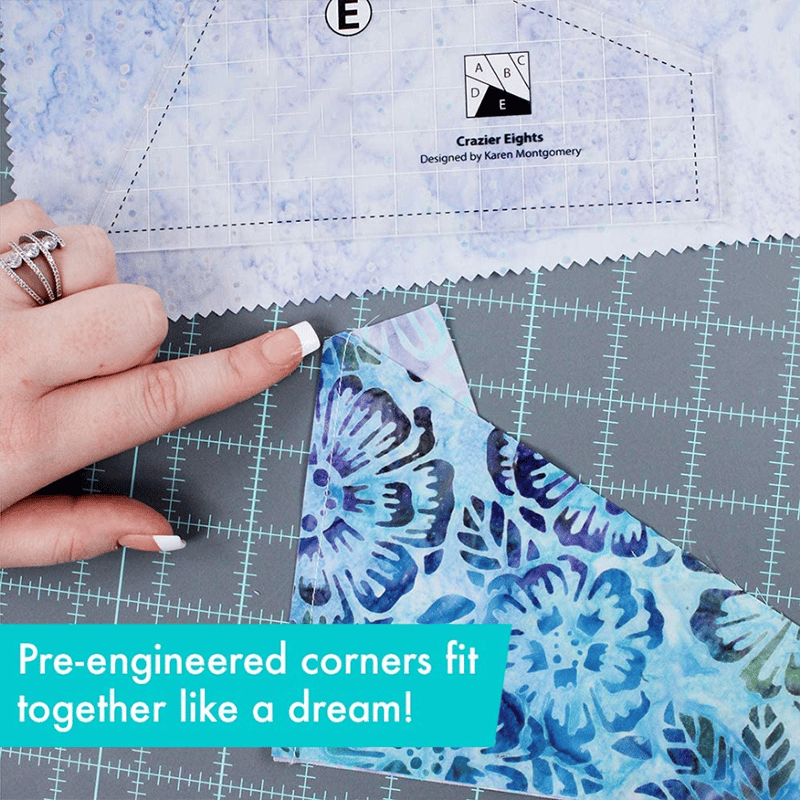 Maliben Quilting Cutting Template Set — Non-Slip Acrylic Guide