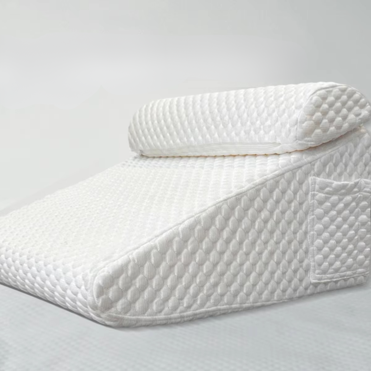 Maliben | Dual Comfort Memory Foam Orthopedic Wedge Pillows With Breathable Covers