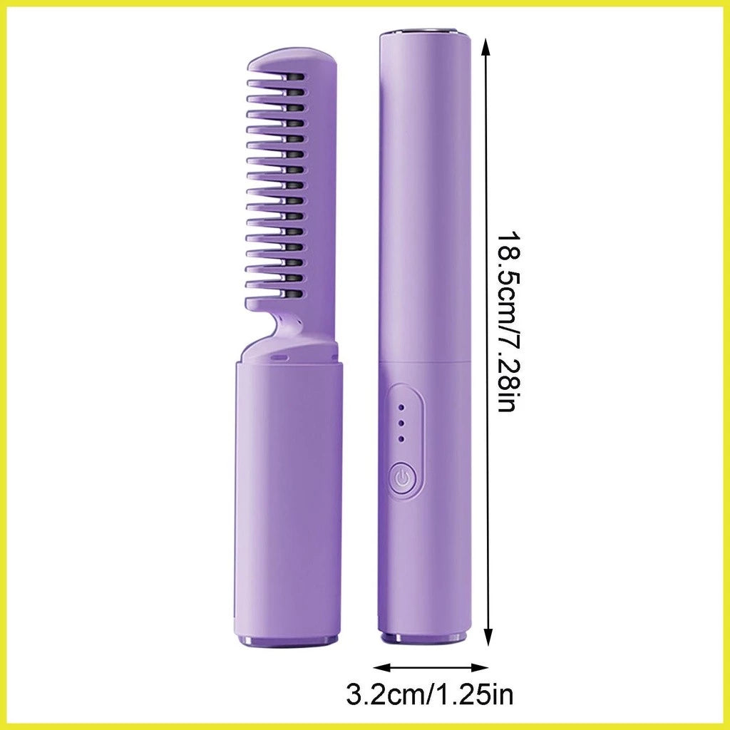 Maliben | Glatzza MIni-Smoothing Brush — Silky Smooth Dream Hair in 60 Seconds That Captivates All Eyes!