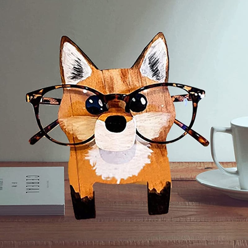 Maliben | Wooden Glasses Stand With Animals