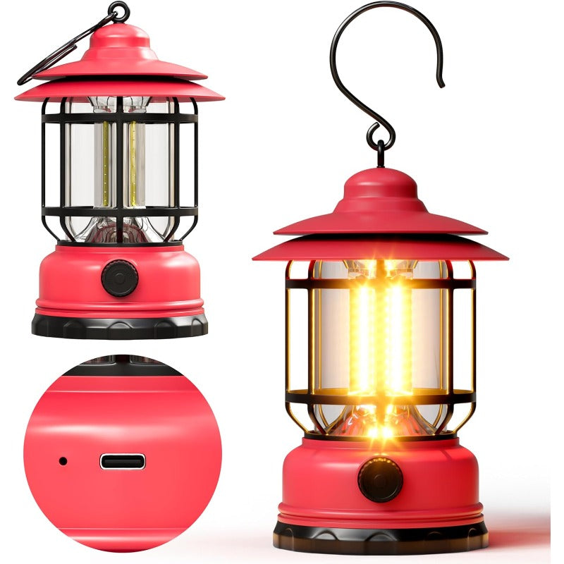 Maliben | Rechargeable Retro Led Camping Lantern