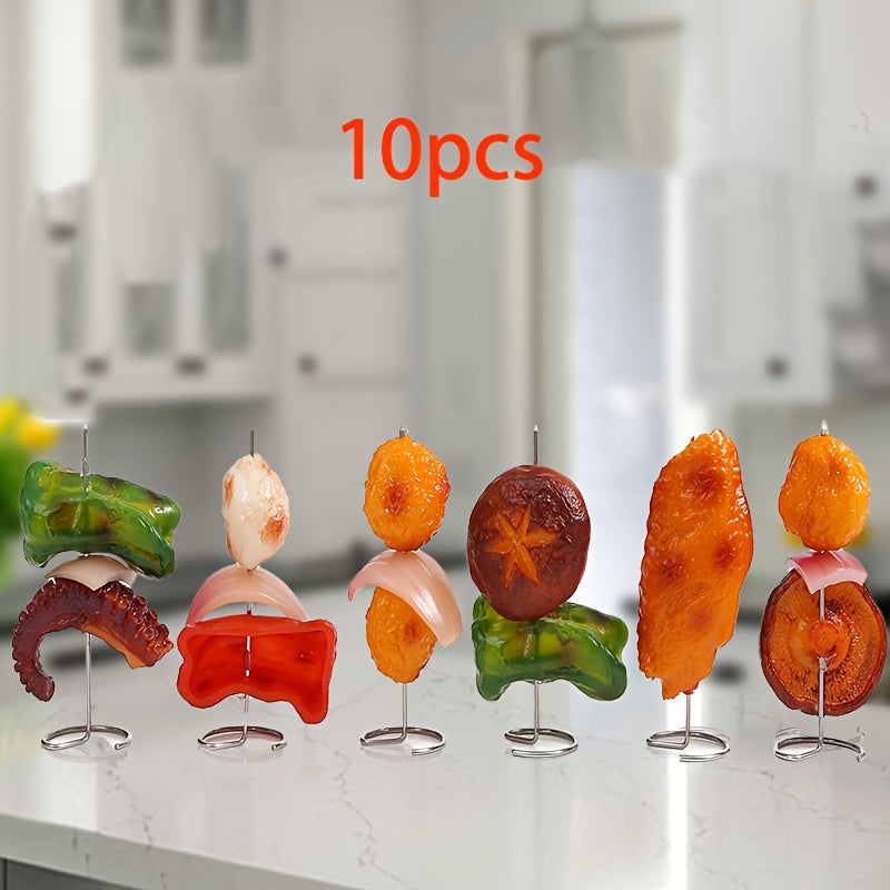 Maliben | Grillmeisterx Turbo Skewers — Perfect, Juicy Skewers Without Twisting Stress For Your Ultimate Barbecue Party (10 Pieces)