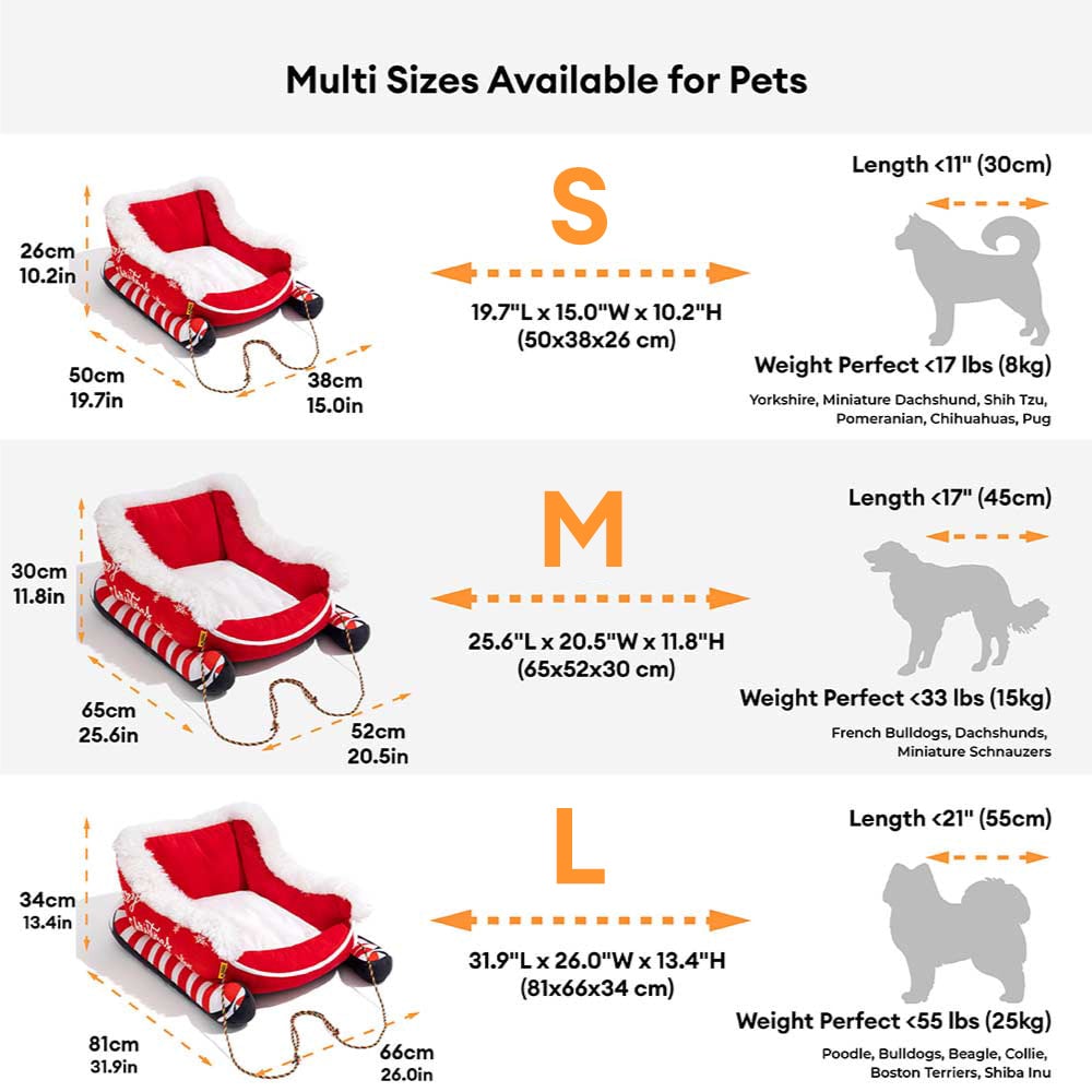 Maliben | Pawsleigh – The Seasonal Dog Bed For Cozy Winter Dreams