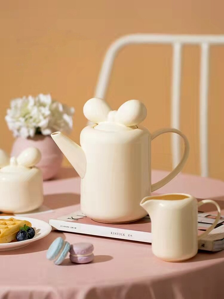 Maliben | Bow Knot Design Porcelain Tea Pot
