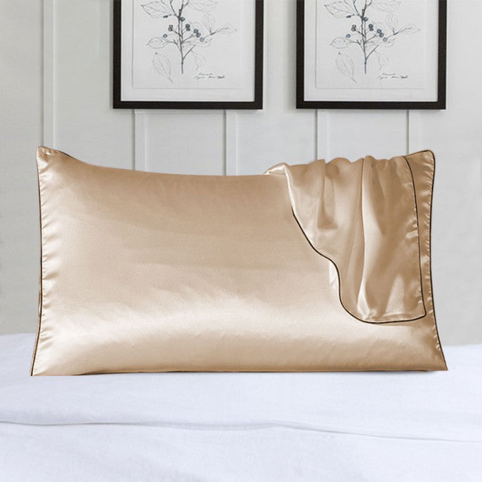 Maliben | 2-Pack 100% Silk Pillowcase With Trim