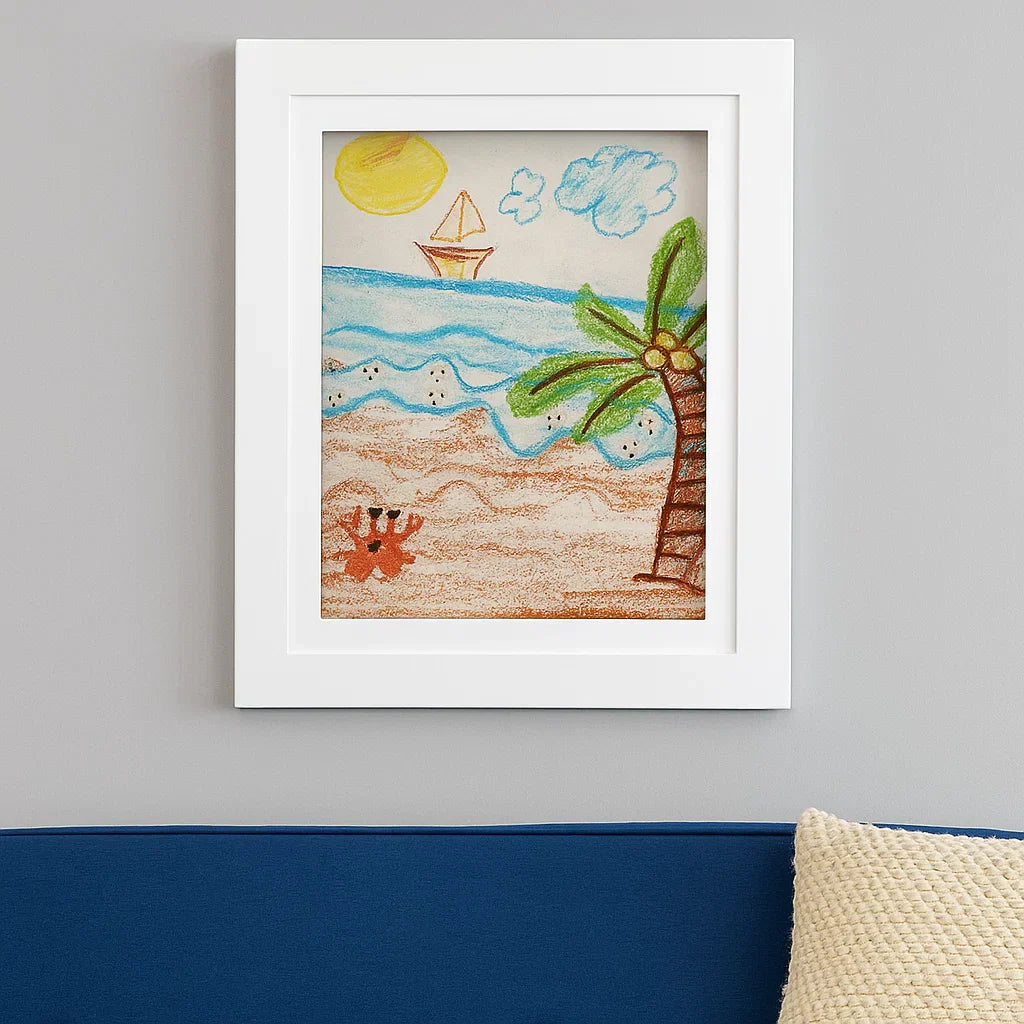 Maliben | Photo Frame Wood Hinged Artwork Display