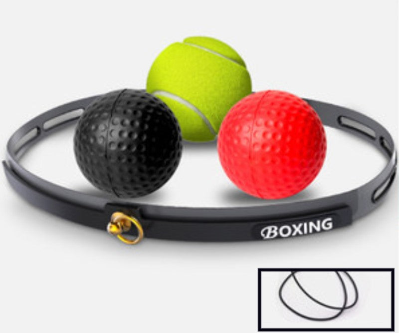 Maliben | Boxing Reflex Ball Set, With 3 Difficulty Level Boxing Balls & HeadbAnd, For Reaction, Agility, Punching Speed, Fight Skill and Hand-Eye Coordination