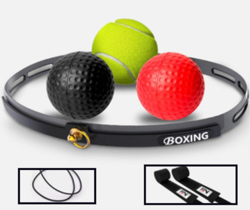 Maliben | Boxing Reflex Ball Set, With 3 Difficulty Level Boxing Balls & HeadbAnd, For Reaction, Agility, Punching Speed, Fight Skill and Hand-Eye Coordination
