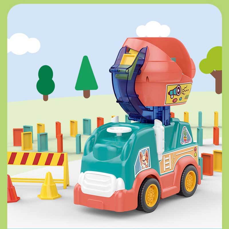 Maliben | Dominoexpress | Endless Play Fun - Automatic Domino Train With Colorful Blocks