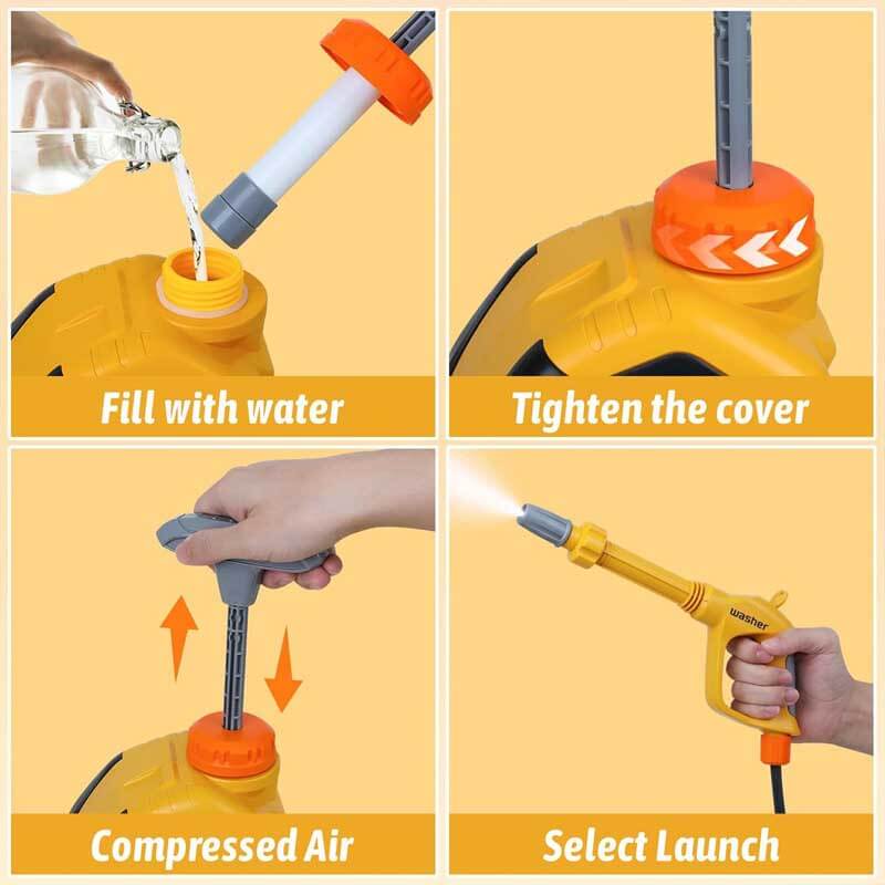 Maliben | Autosplash | Playfully Cleaning - Child-Friendly Car Wash Set For Role Play