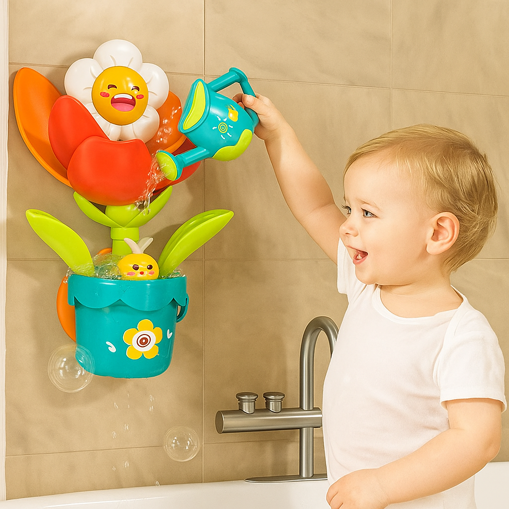 Maliben | Flower Fun Bath Toy With Watering Can!