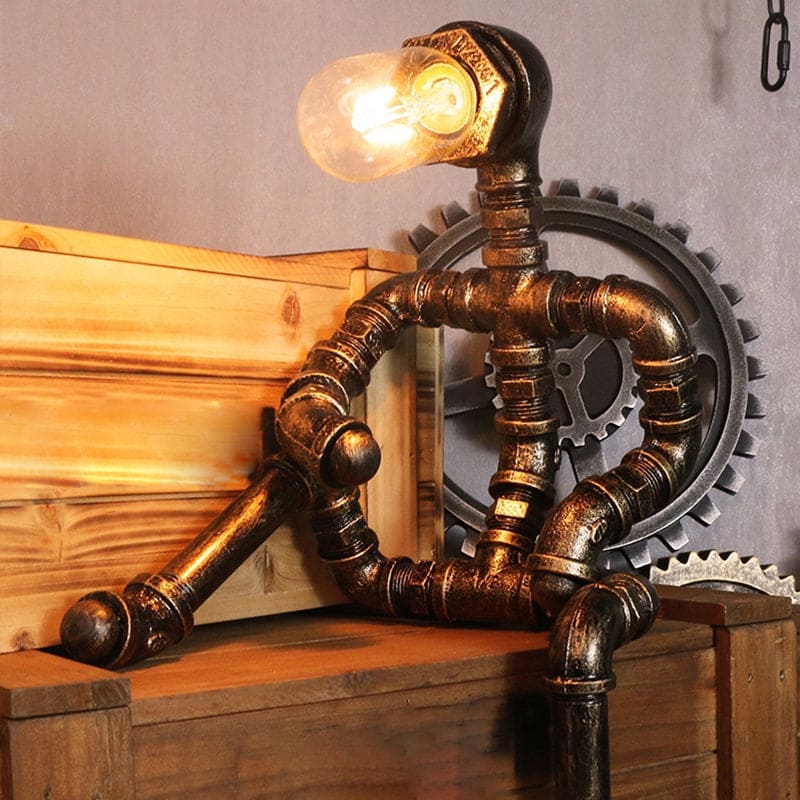 Maliben | Robolight: Futuristic Bedroom Lamp With Storage
