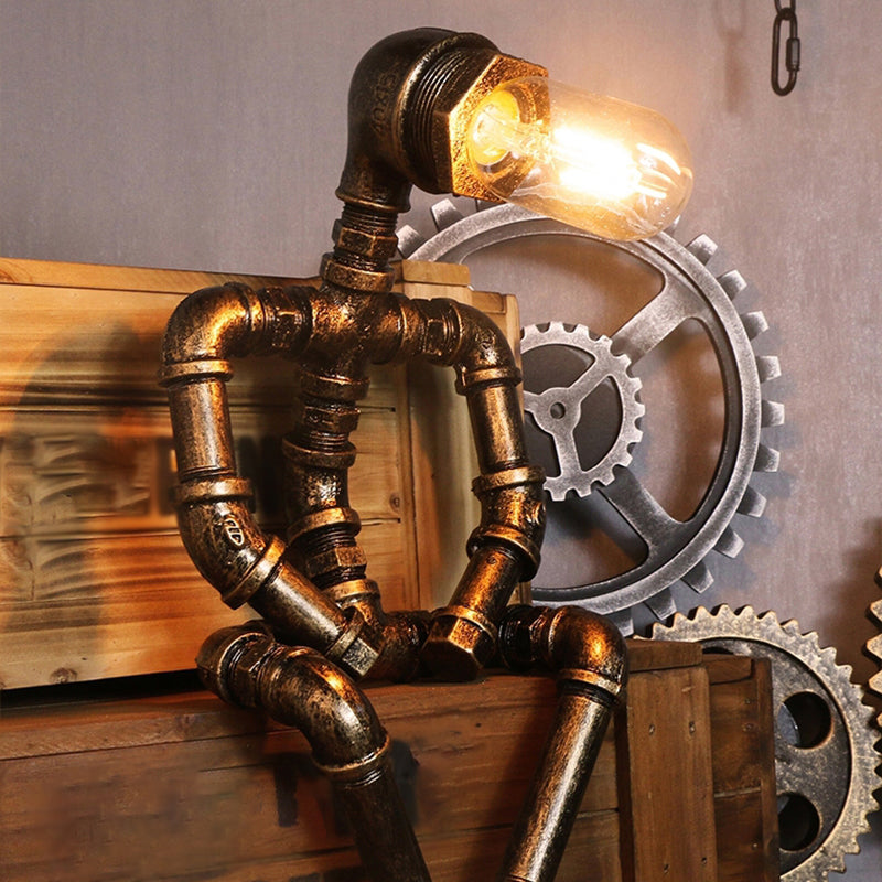 Maliben | Robolight: Futuristic Bedroom Lamp With Storage